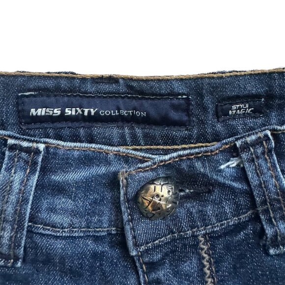 Y2K Miss Sixty Magic Low Rise Women's Jeans Size: 28 - Picture 4 of 8